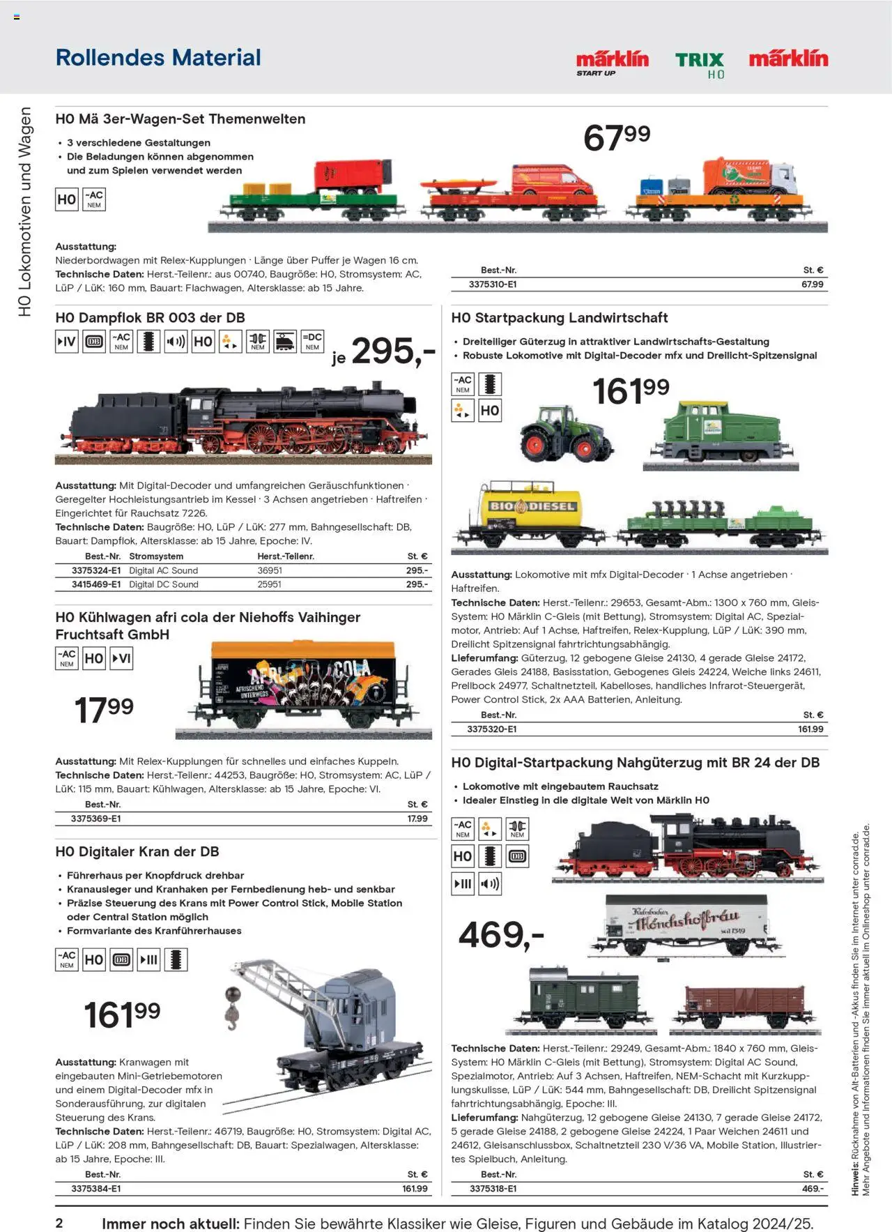 Conrad  Modellbahn Katalog - Seite 4 - gültig ab 25.08.2025