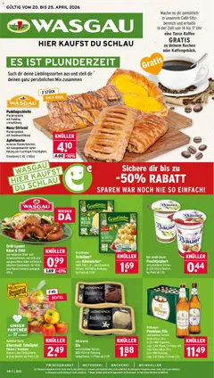 Vorschau Wasgau Prospekt 	 gültig ab 20.04.2026