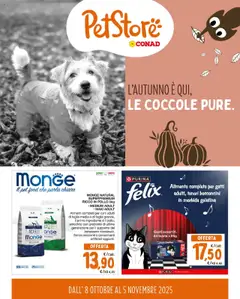 Anteprima Conad PetStore catalogo valida dal 08/10/2025