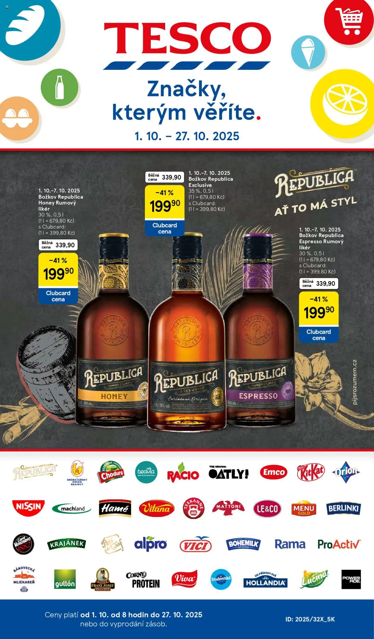 Tesco katalog - strana 1- platný od 01.10.2025