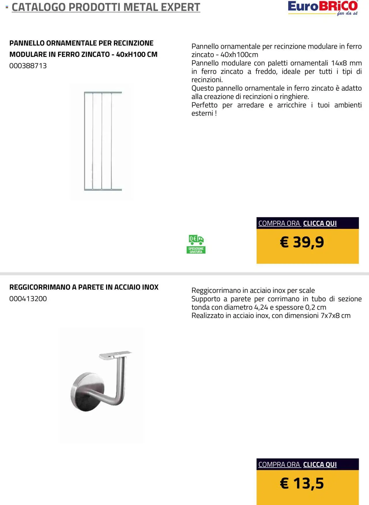 Eurobrico Prodotti Metal Expert catalogo - pagina 12 - valido dal 23/07/2025