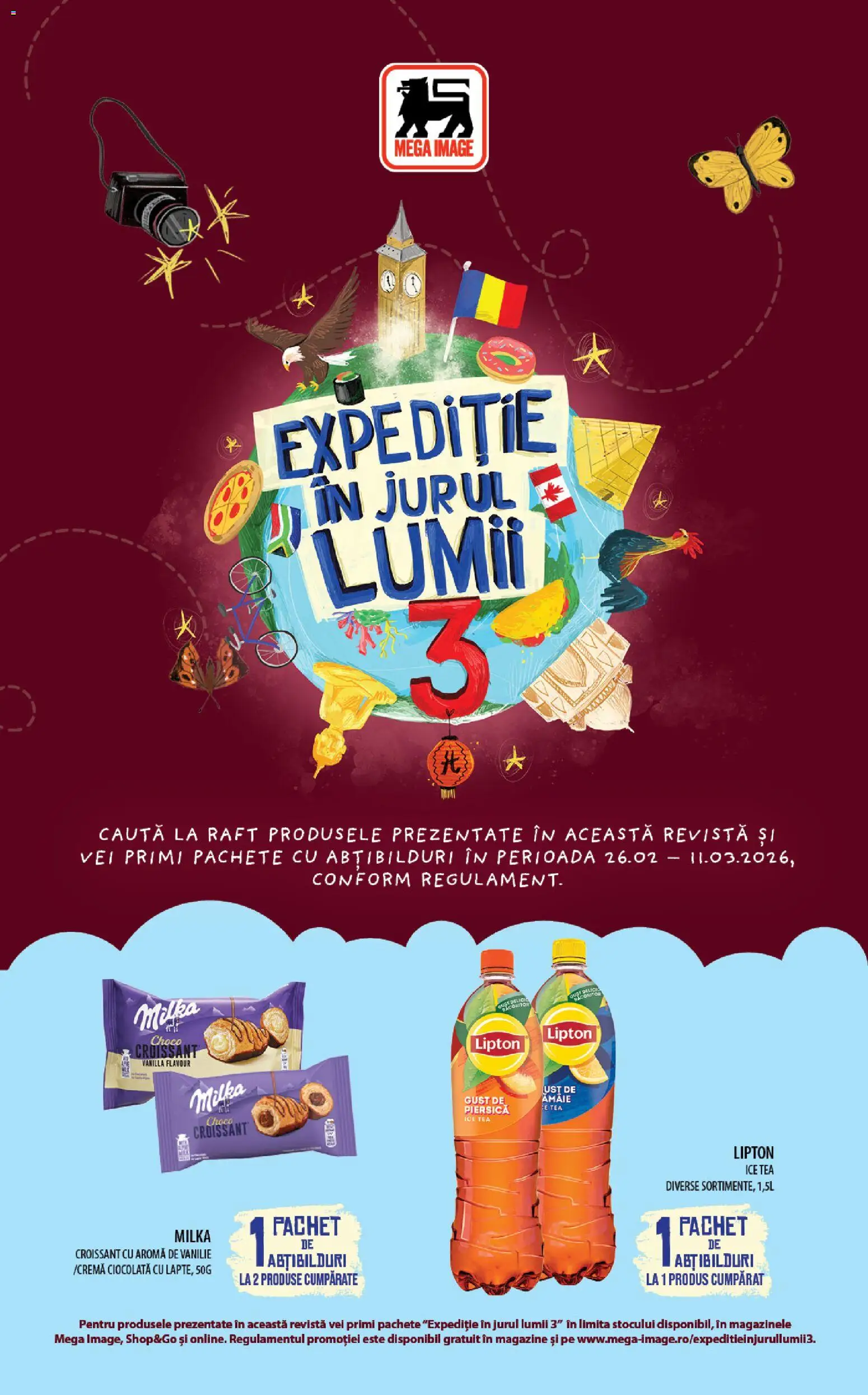 Mega Image catalog - Expeditie In Jurul Lumii 3 - pagina 1- valabil de la 26.02.2026