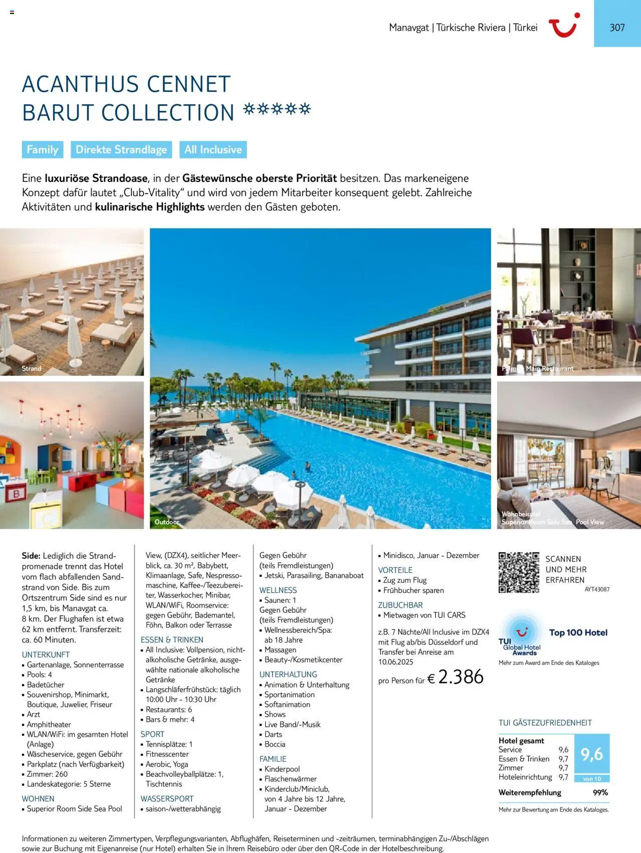 TUI  Südeuropa & Nordafrika 2025/26 - Seite 307 - gültig ab 01.01.2025