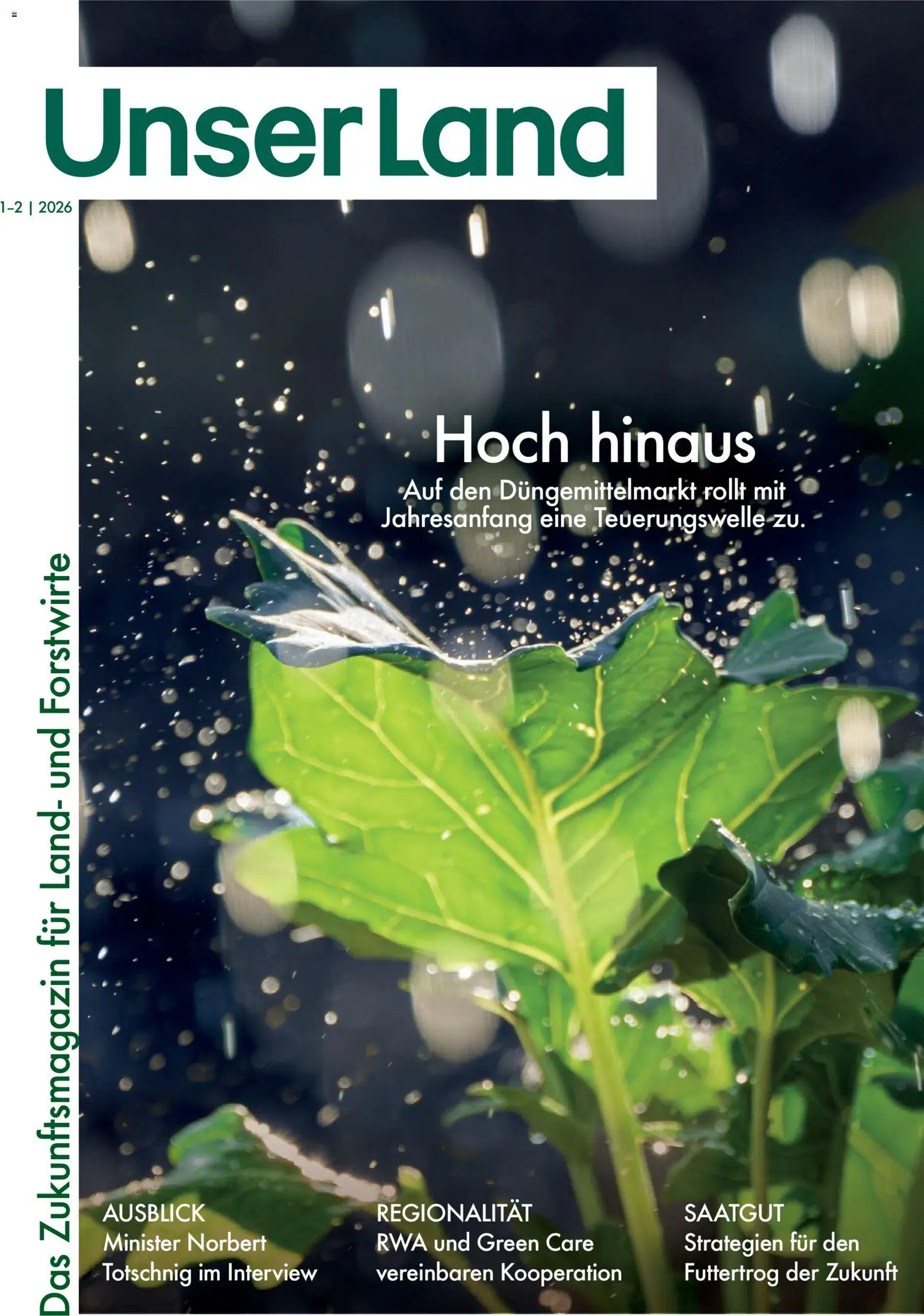 Lagerhaus Unser Land Jänner-Februar  2026 - Seite 1- gültig ab 01.01.2026