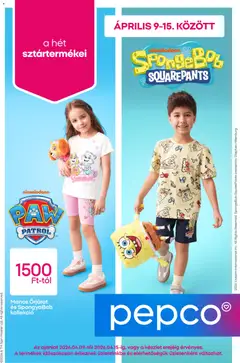 Előnézet Pepco akciós újság érvényes 2026.04.09.-tól