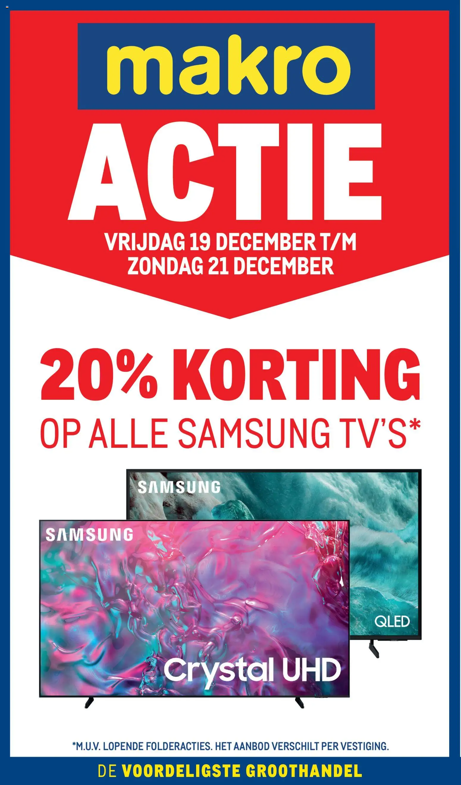 Makro - Actie Samsung TV's - pagina 1- geldig vanaf 19-12-2025