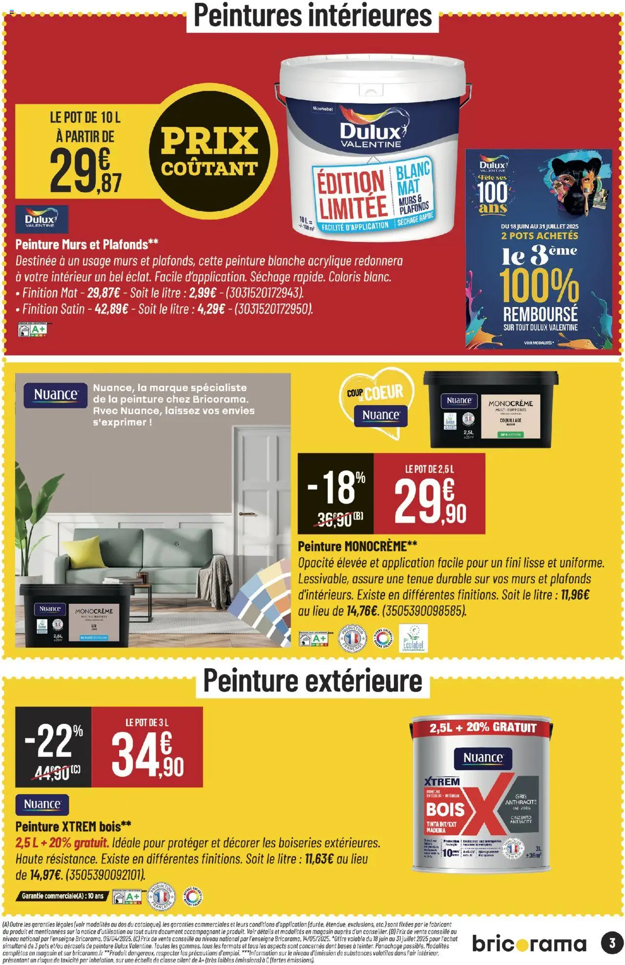 Bricorama catalogue - page 3 - valable à partir du 02/07/2025