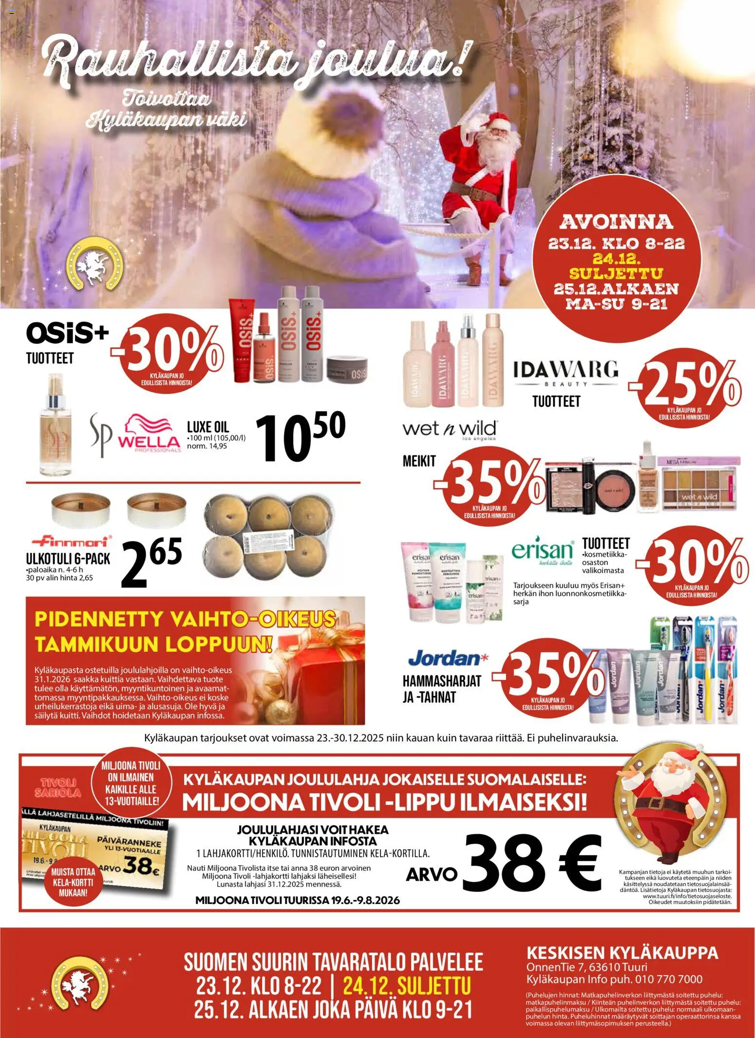 Tuuri tarjoukset - sivu 1- voimassa alkaen 23/12/2025
