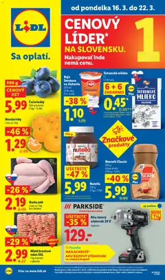 Lidl leták platný od 16.03.2026