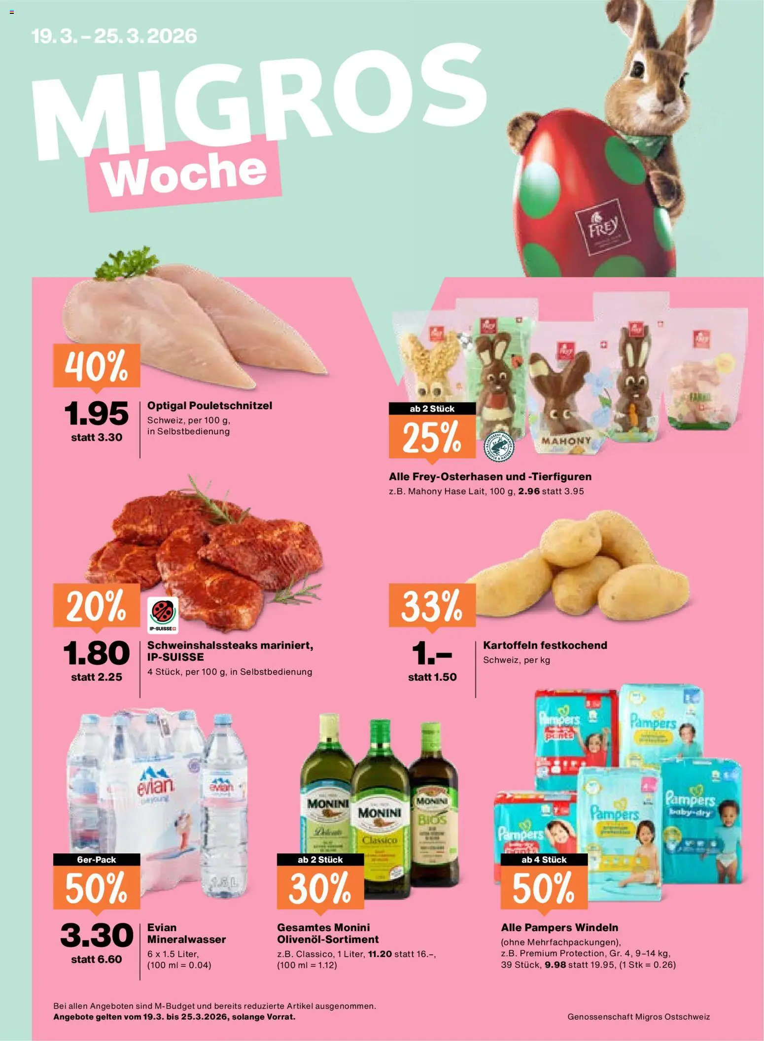 Migros aktionen - Seite 1- gültig ab 19.03.2026