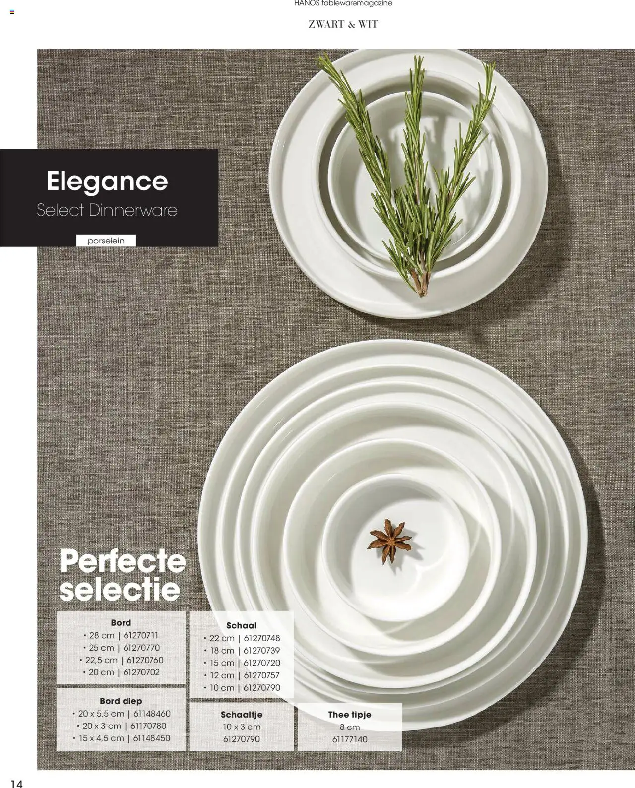Hanos - Tableware magazine 2025-2026 - page 14- valid from 01-09-2025