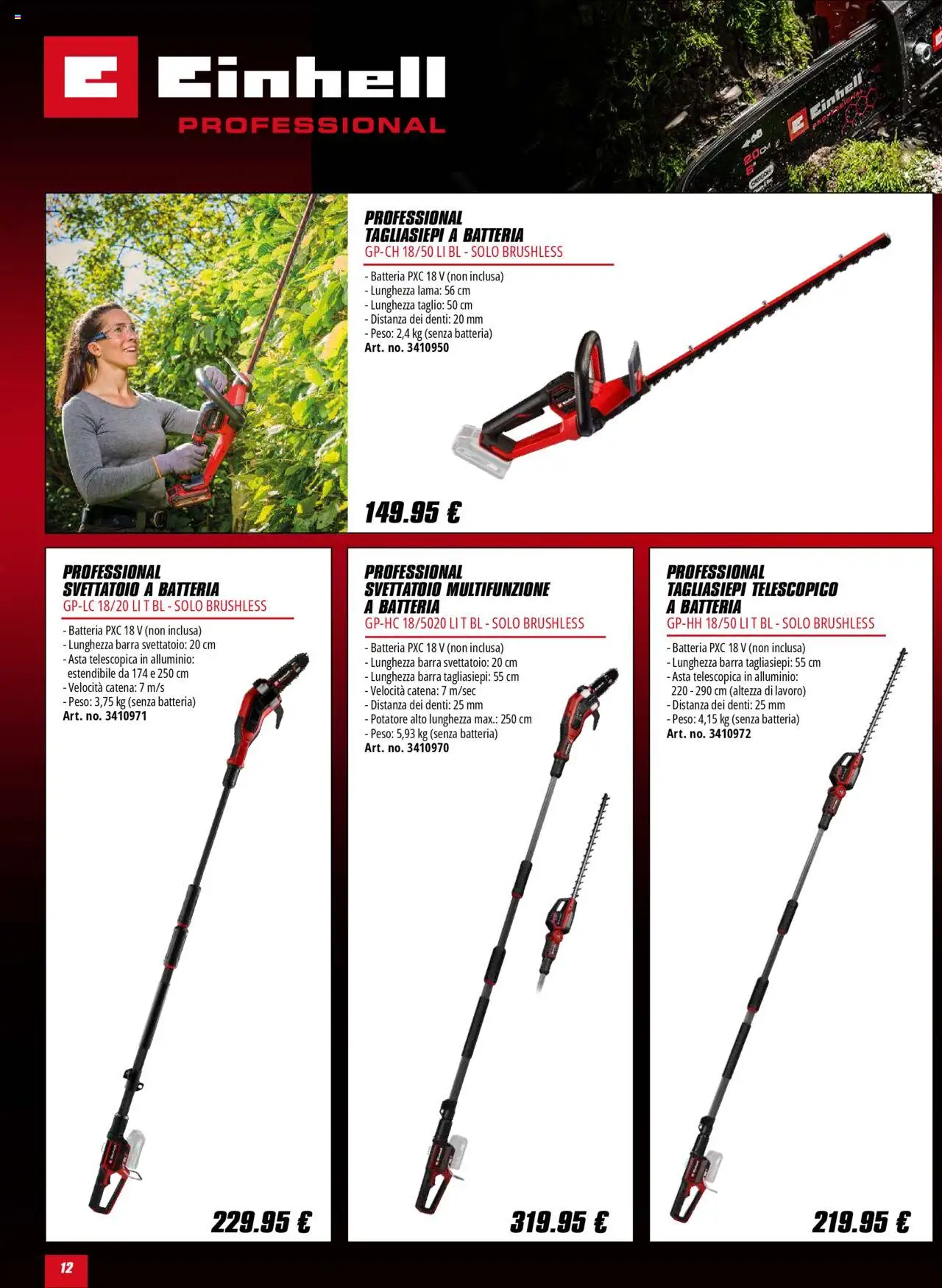 Volantino Einhell	 - pagina 12 - valido dal 01/10/2025