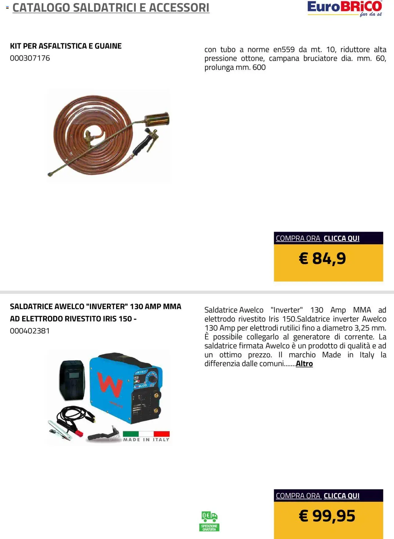 Eurobrico Saldatrici e accessori catalogo - pagina 10 - valido dal 23/07/2025