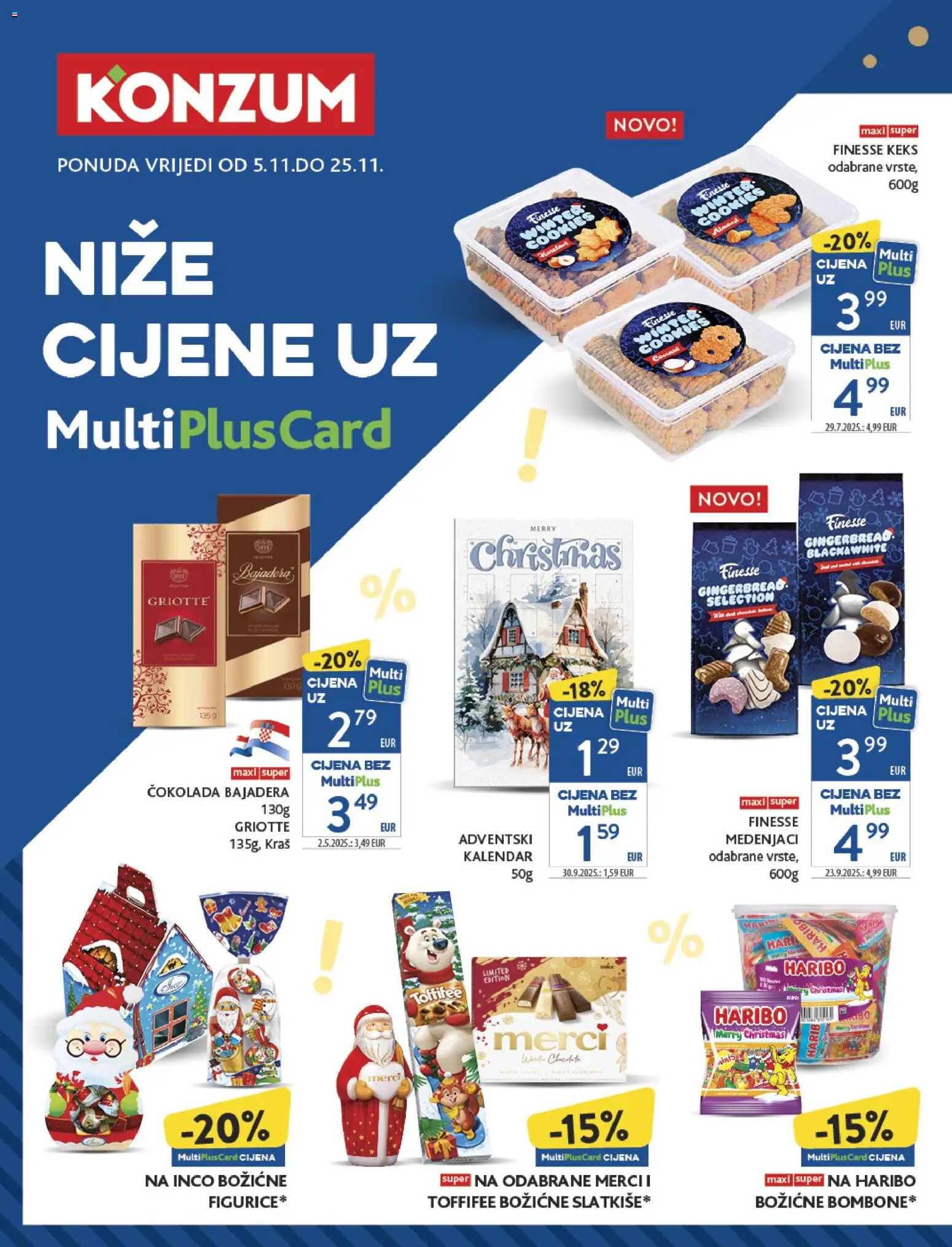 Konzum - Letak MultiPlusCard - stranica 1- važeći od 05.11.2025