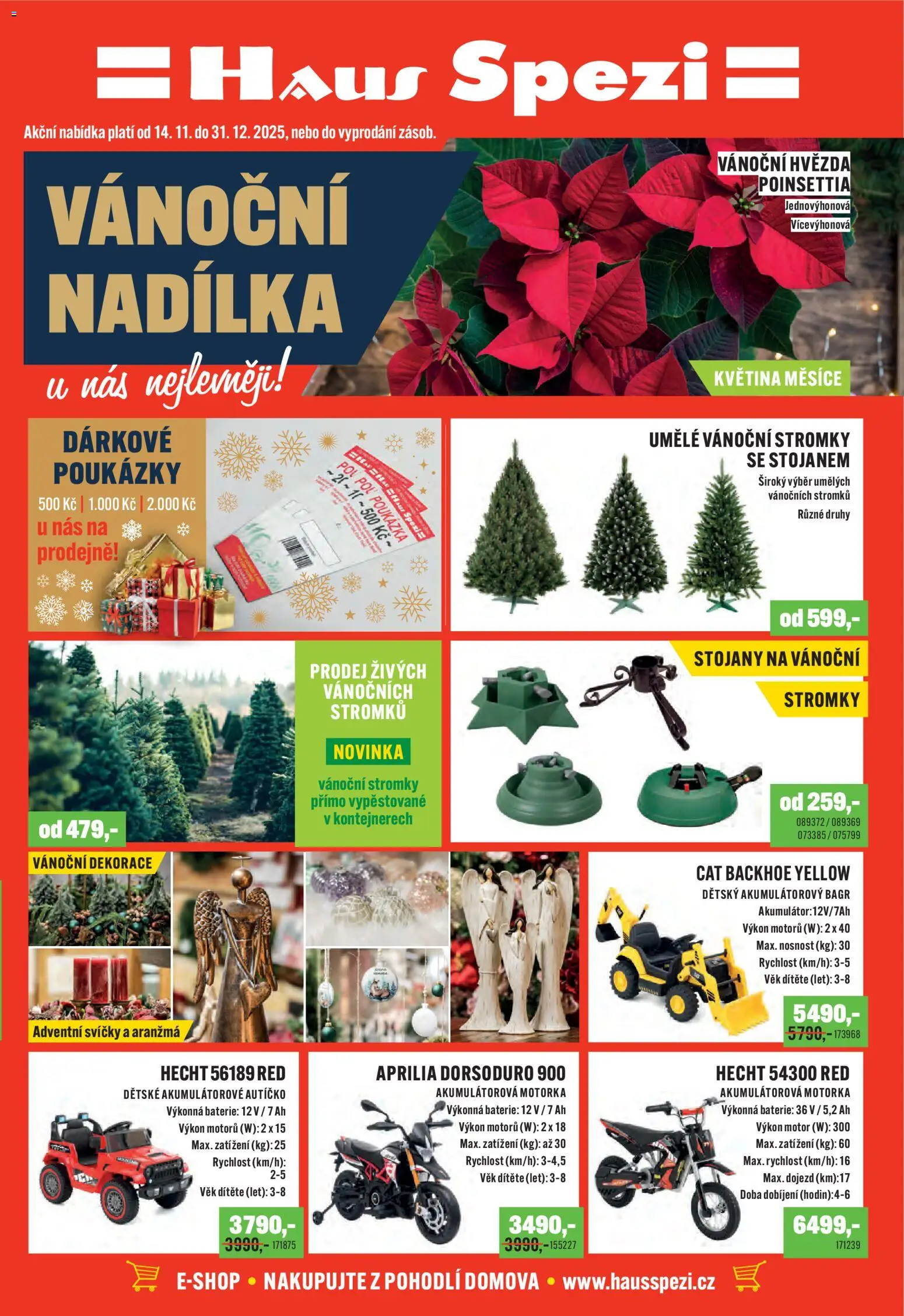 Haus Spezi leták - strana 1- platný od 14.11.2025