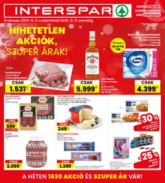 Előnézet Interspar Akciós újság érvényes 2025.12.11.-tól