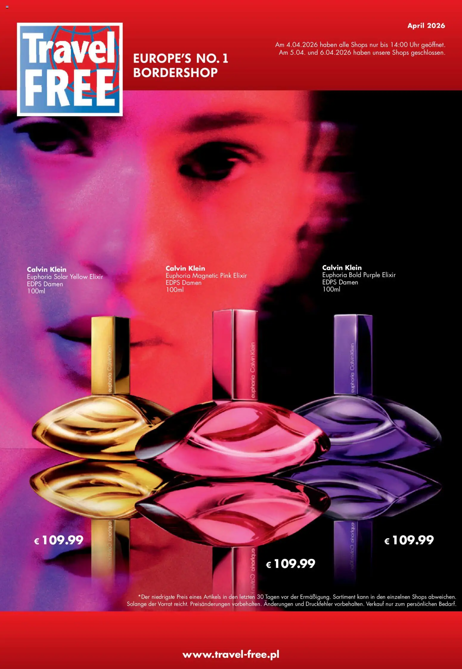 Travel Free Angebote - Seite 1 - gültig ab 01.04.2026