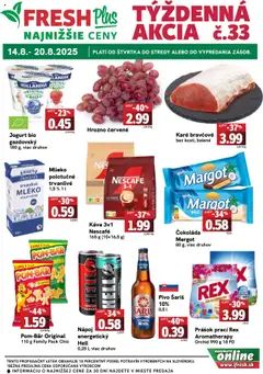 Fresh leták platný od 14.08.2025