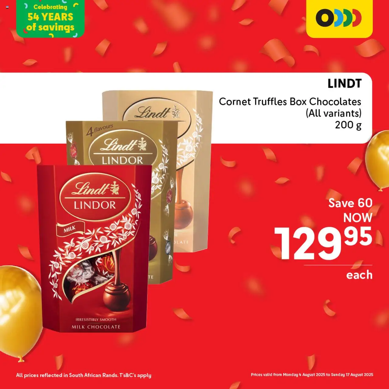Makro Birthday Deals Sweets - page 1- valid from 04/08/2025