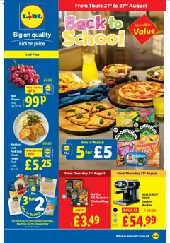 Lidl - Back to school valid from 21/08/2025