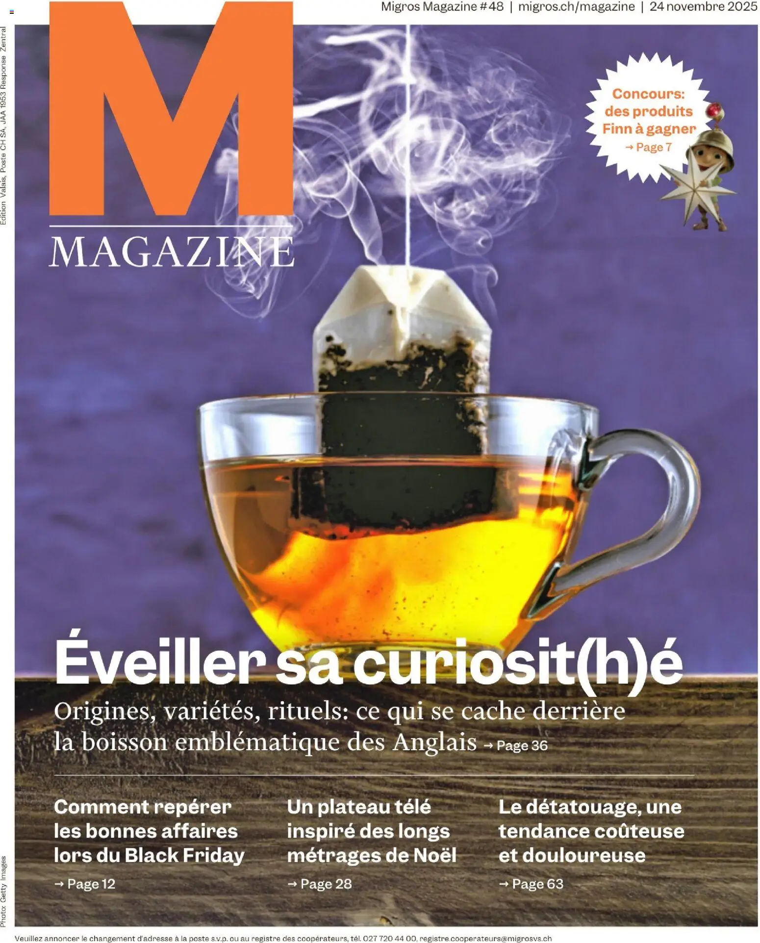 Migros Magazin FR - Seite 1- gültig ab 24.11.2025