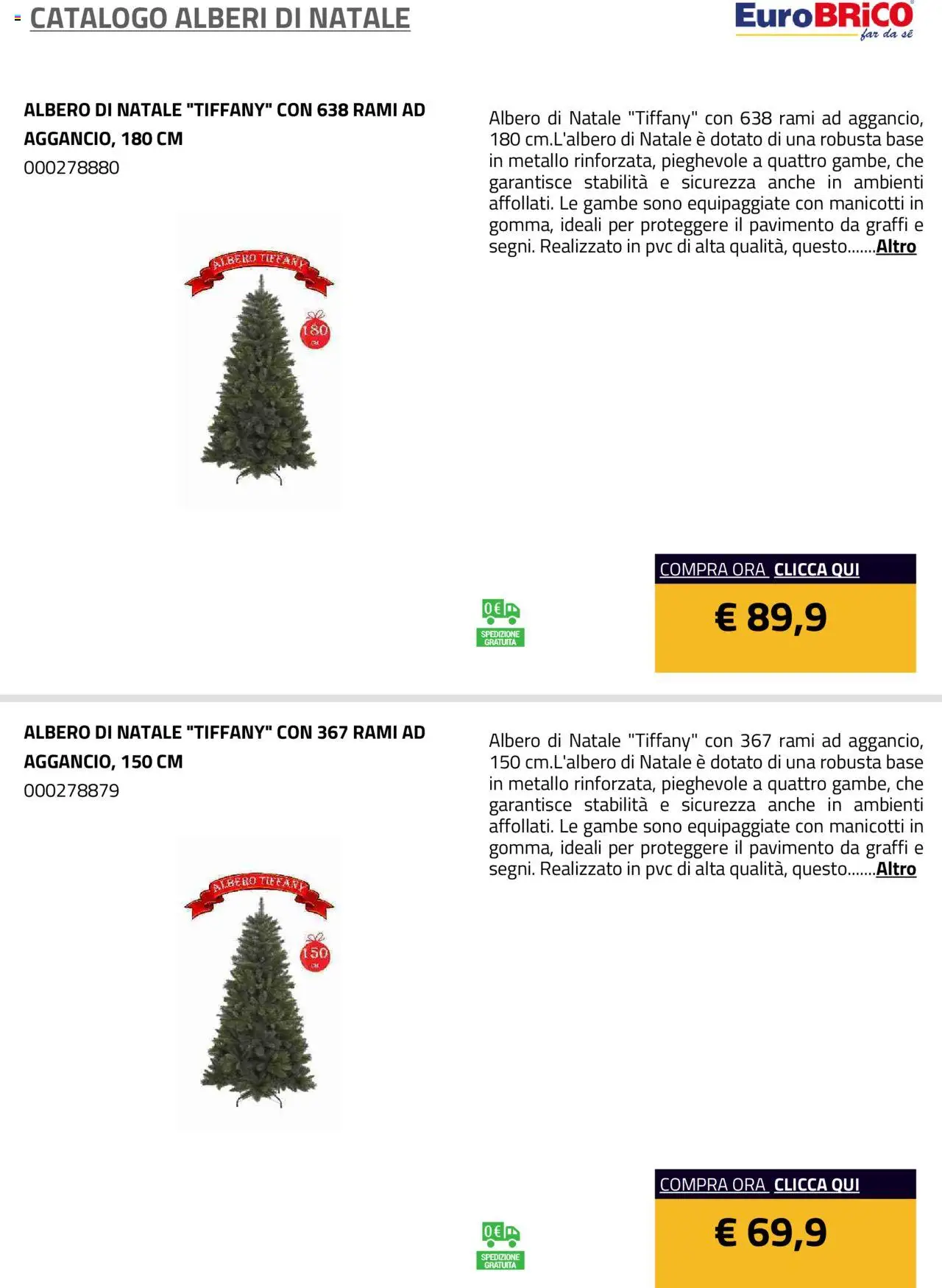 Eurobrico Alberi di Natale catalogo - pagina 4 - valido dal 23/07/2025