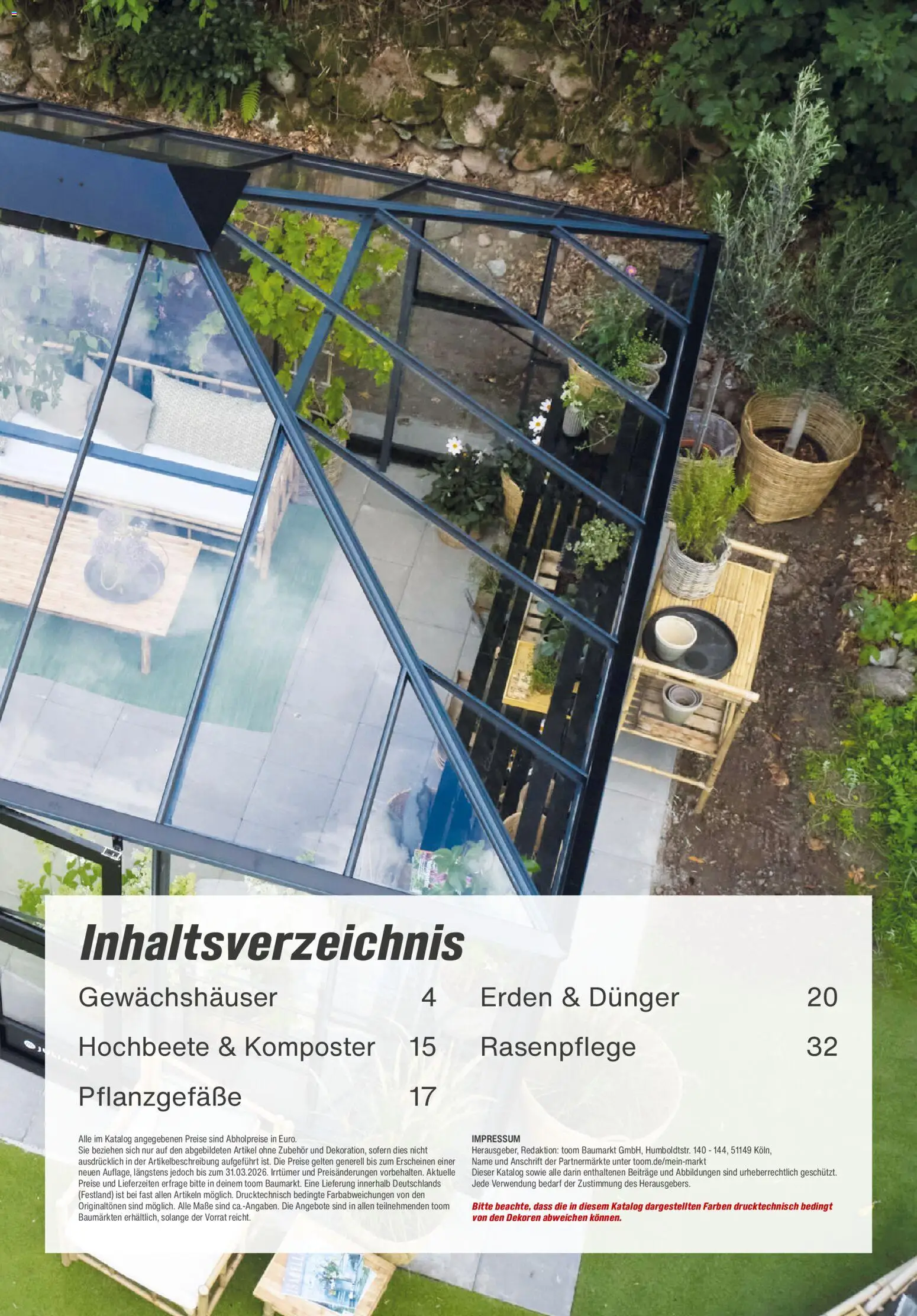 Toom Baumarkt Gewächshäuser & Anzucht 2026 - Seite 3 - gültig ab 01.01.2026