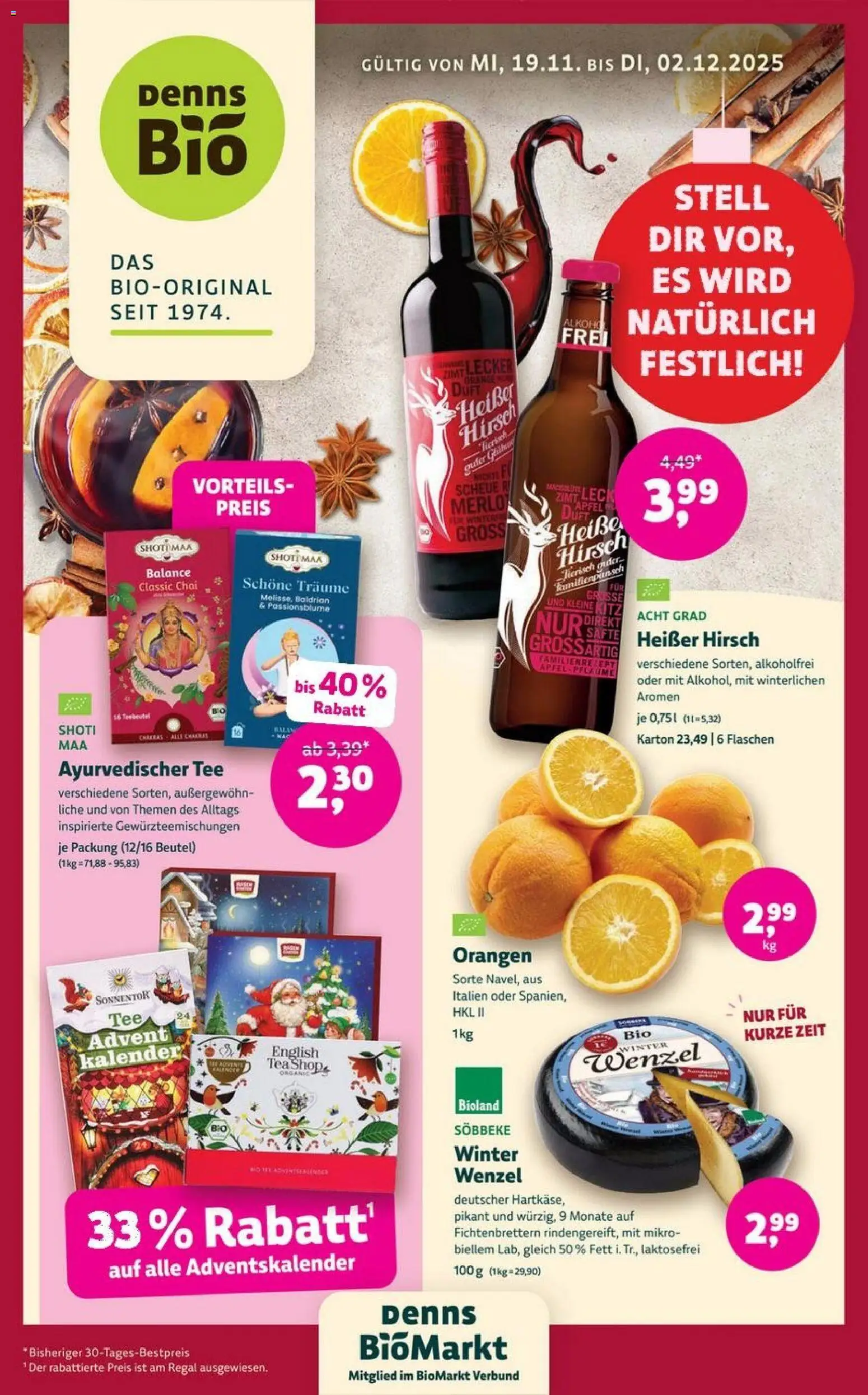 Denns BioMarkt - Black Friday - Seite 1 - gültig ab 19.11.2025