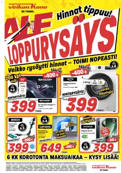Esikatselu Veikon Kone tarjoukset voimassa alkaen 19/01/2026