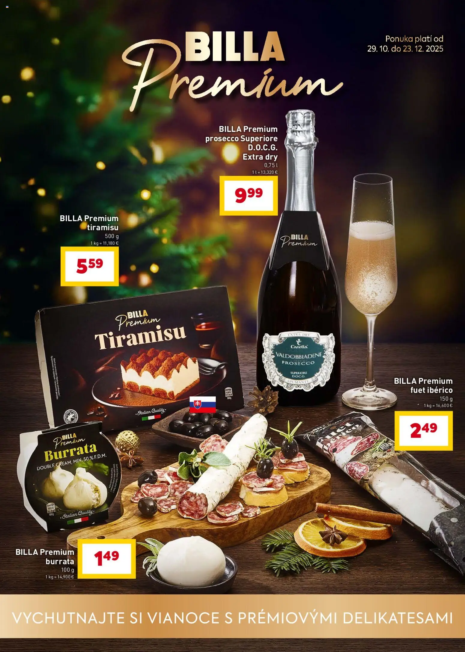 Billa Premium - strana 1- platný od 29.10.2025