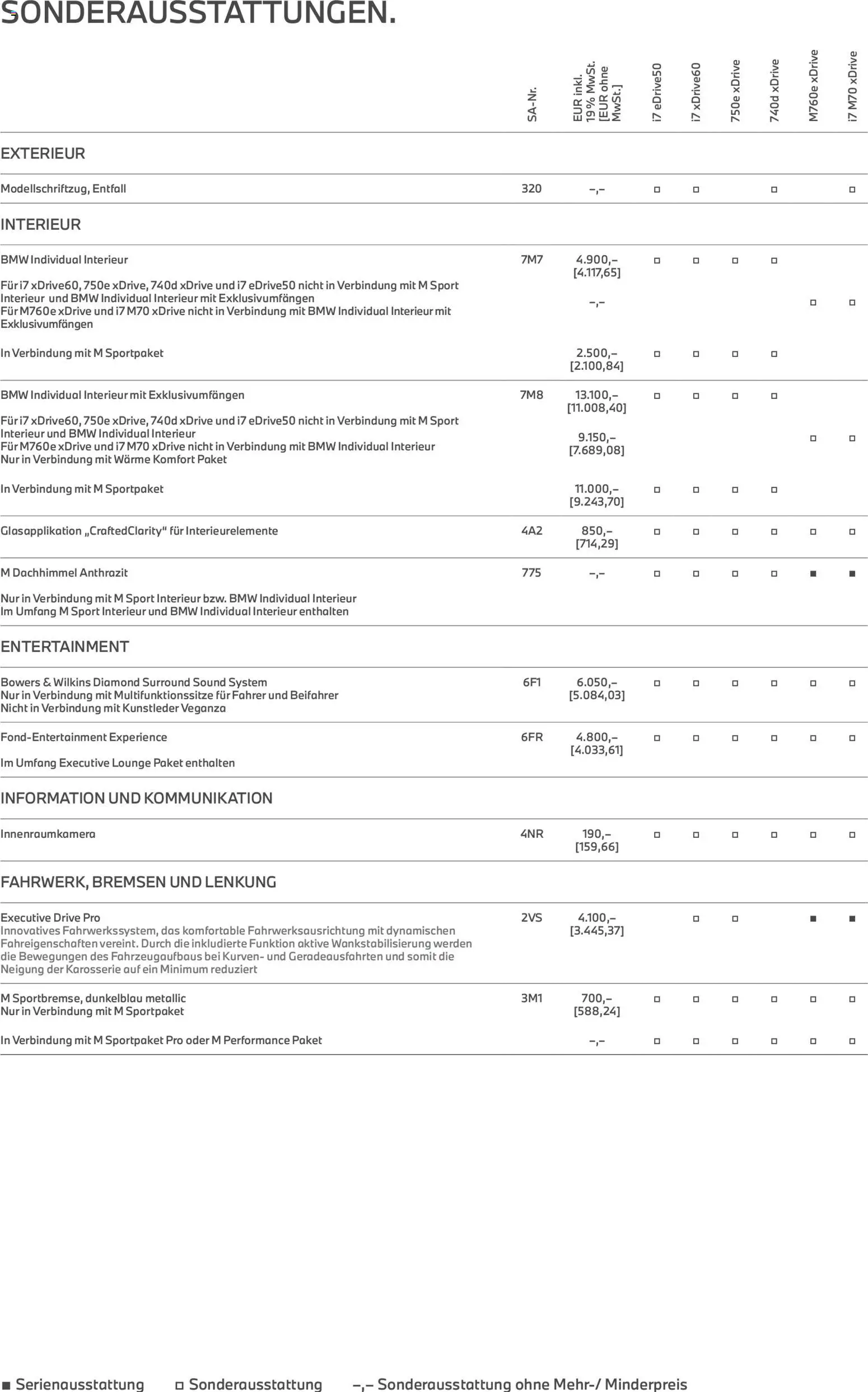 BMW Prospekt 7er	 - Seite 21 - gültig ab 24.02.2026