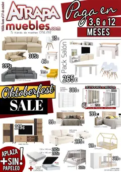 Vista previa del folleto Atrapa Muebles folleto válido desde 01/10/2025