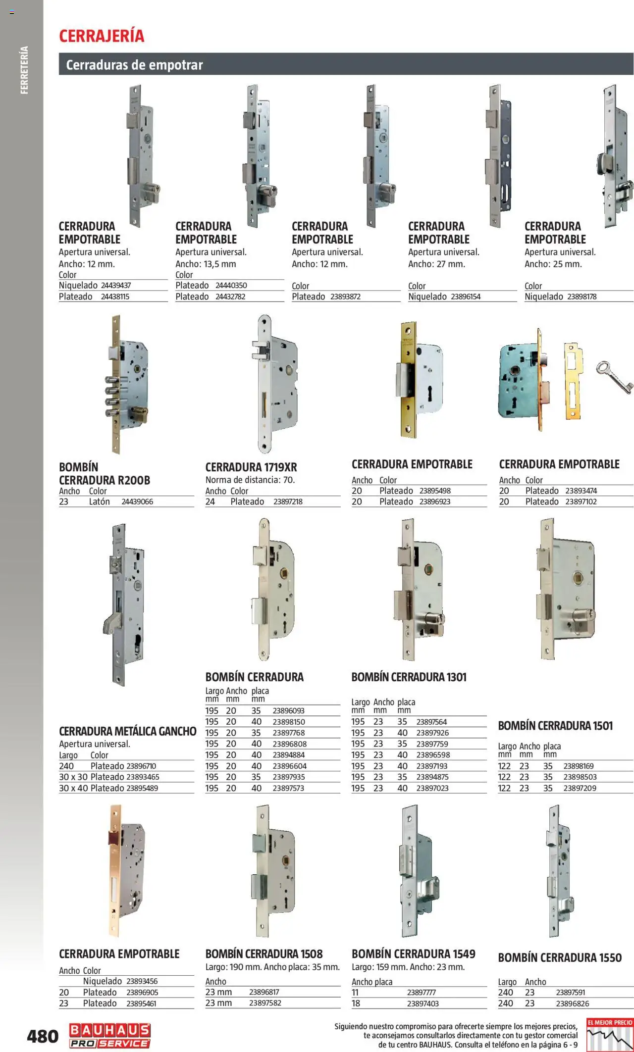Bauhaus - ProService  - Página de 480 - Válido desde 24/02/2025