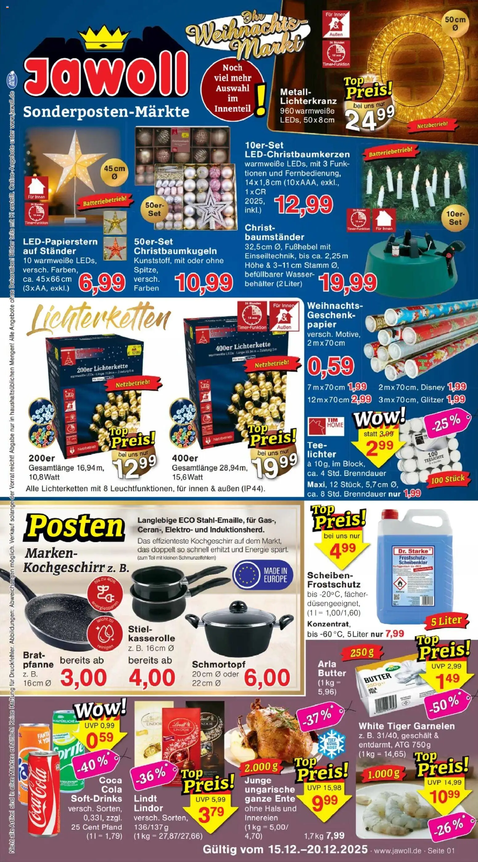 Jawoll Prospekt - Seite 1 - gültig ab 15.12.2025