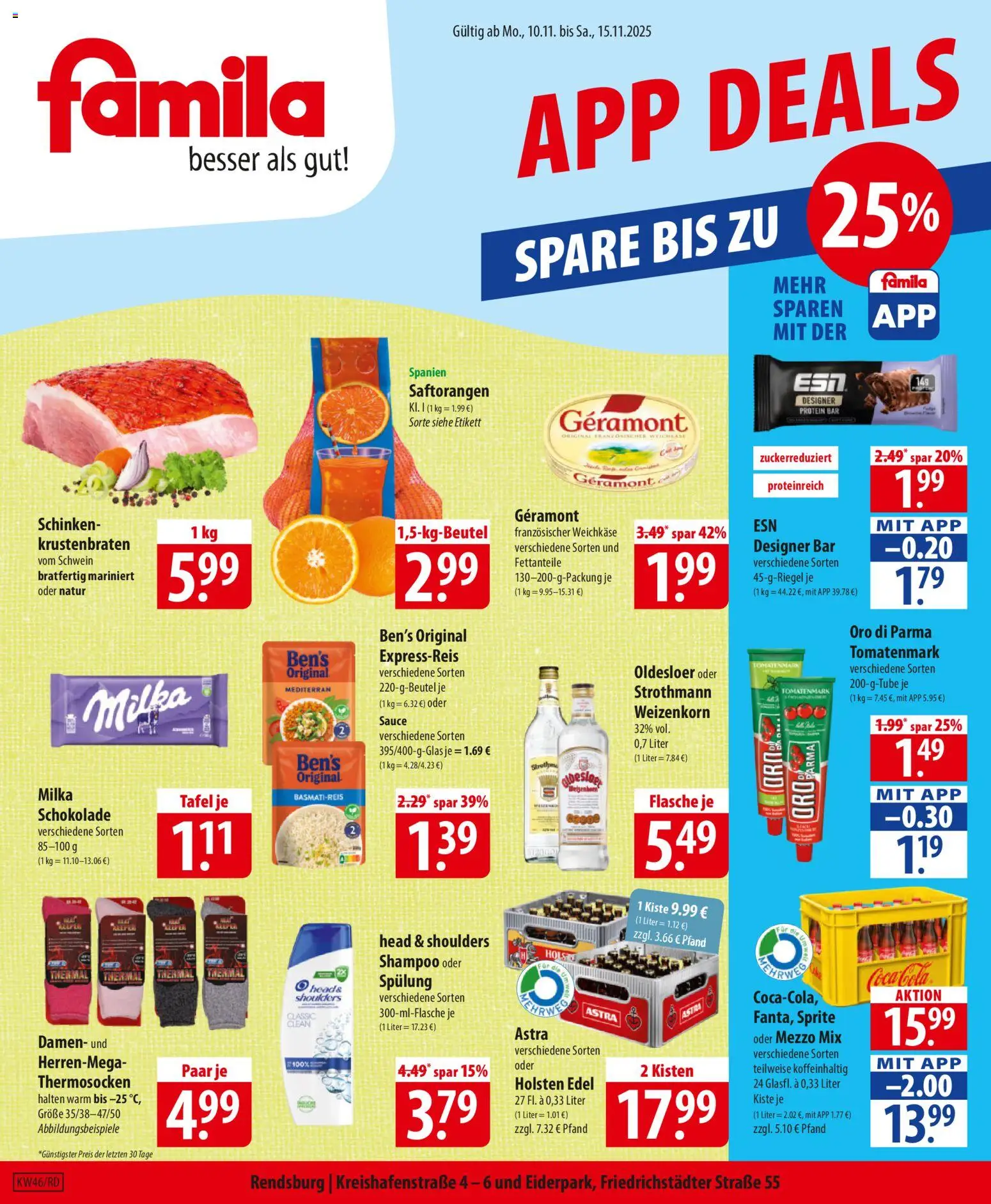 Famila Prospekt 	 - Seite 1 - gültig ab 10.11.2025