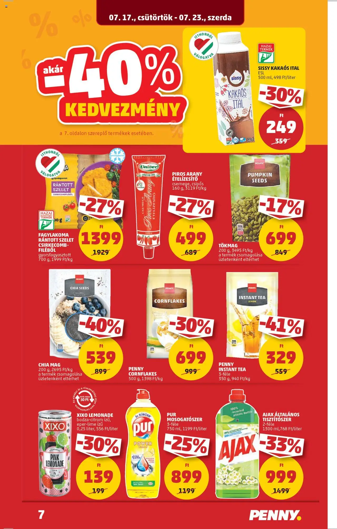 PENNY Akciós újság - 7oldal - érvényes 2025.07.17.-tól