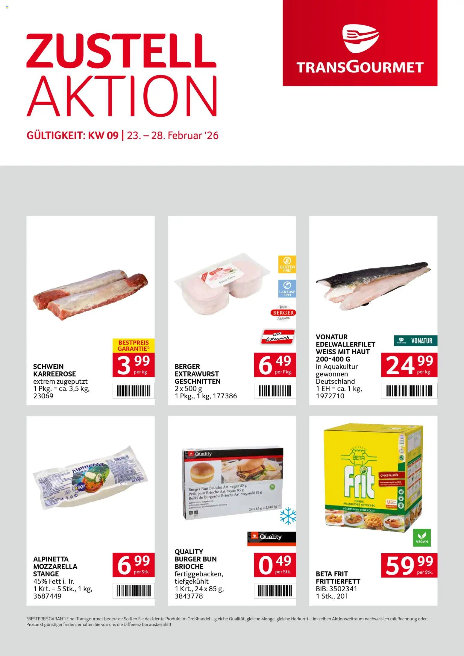 Transgourmet Zustellaktion - Seite 1- gültig ab 23.02.2026