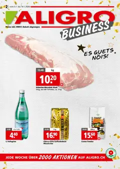 Vorschau Aligro Aktionen Business Schlieren, Gossau SG, Frauenfeld, Rapperswil-Jona, Sargans, Bern, Brüttisellen, Pratteln, Emmen, Spreitenbach gültig ab 05.01.2026