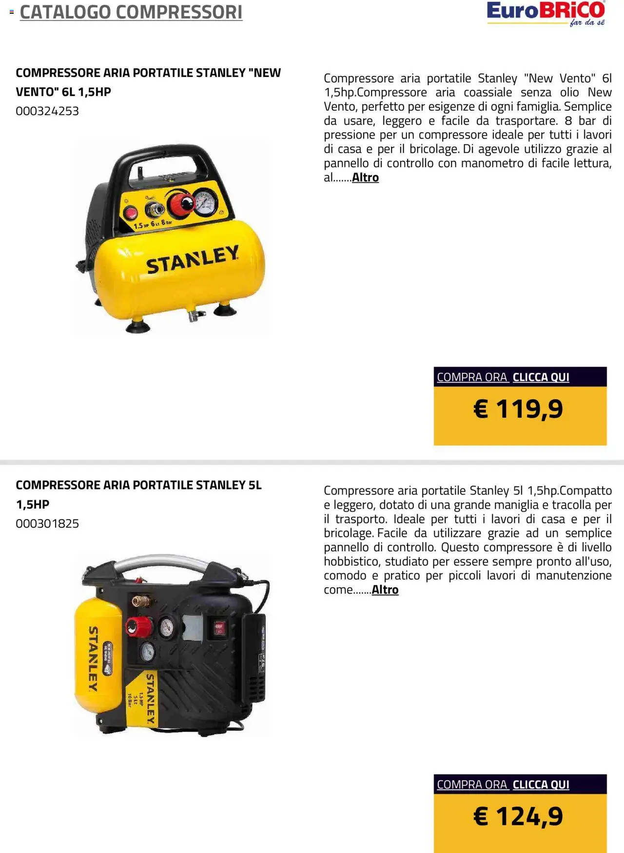 Eurobrico Compressori catalogo - pagina 17 - valido dal 23/07/2025