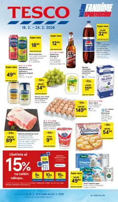 Náhled Tesco leták - Hypermarket platný od 18.02.2026