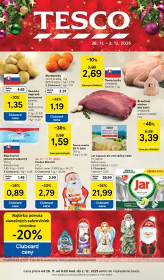 Tesco leták platný od 26.11.2025