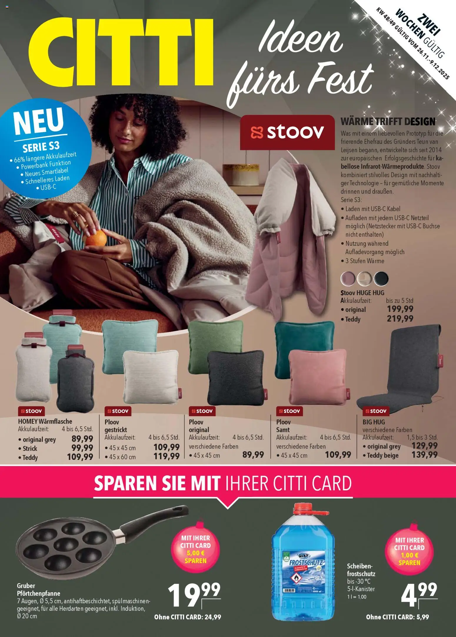 CITTI Markt  Ideen fürs Fest - Seite 1 - gültig ab 26.11.2025