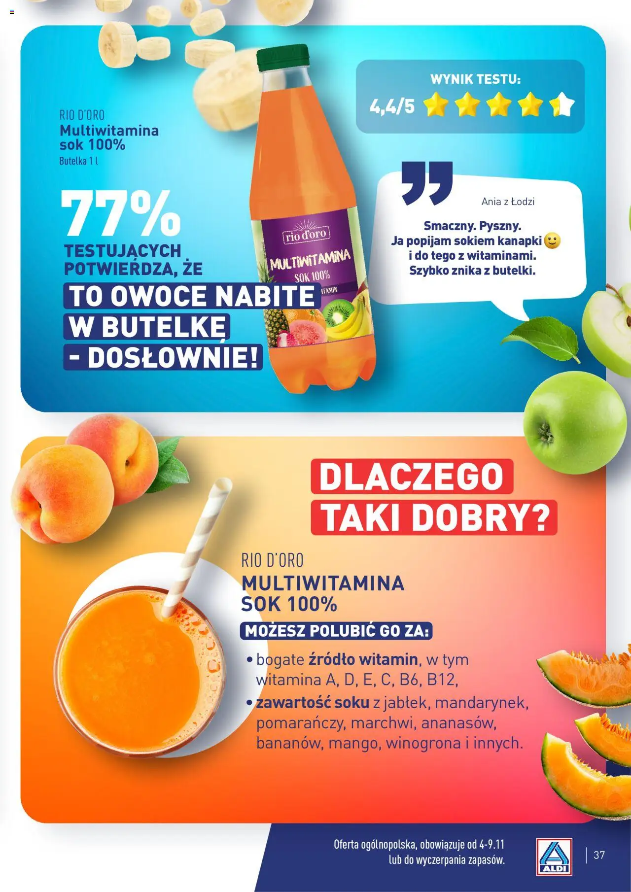 Aldi Gazetka - Wielki test - strona 37- ważny od 04.11.2024