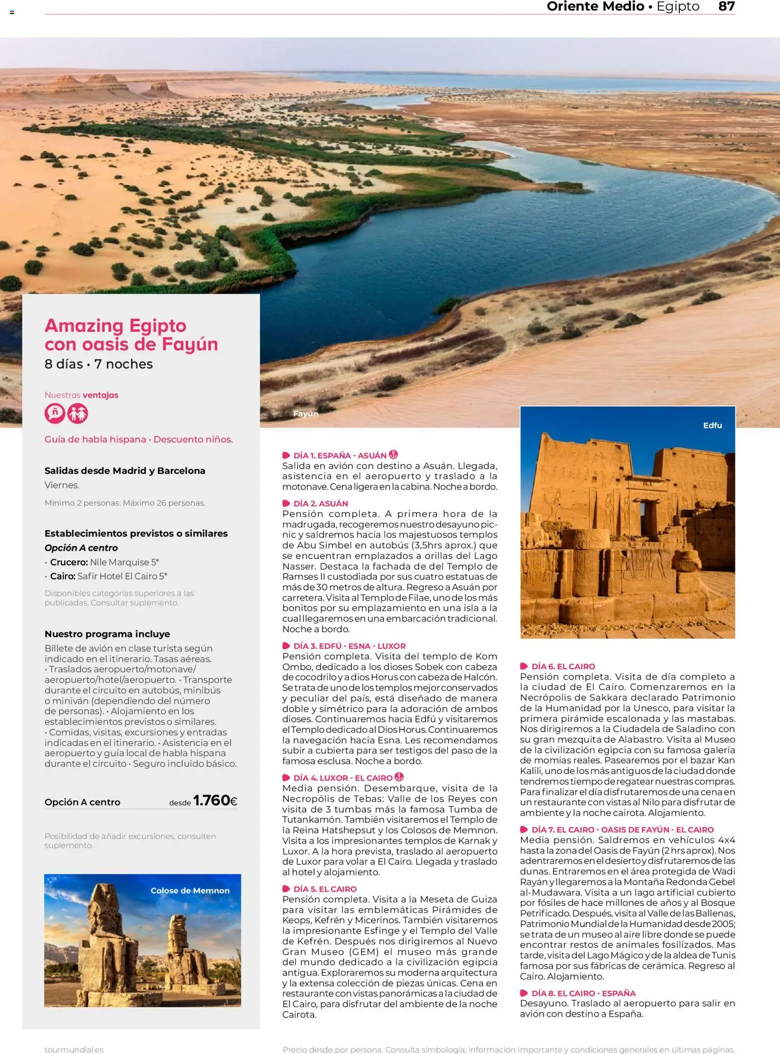 Viajes El Corte Inglés Africa y Oriente Medio - Página de 87 - Válido desde 01/01/2026