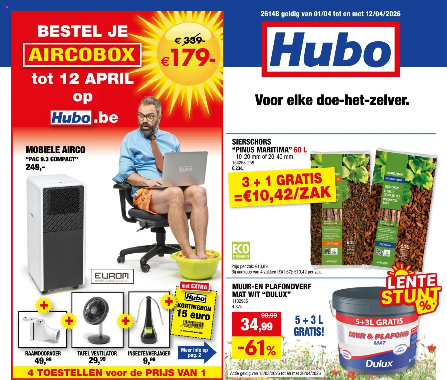 Hubo folder - pagina 1- geldig vanaf 01/04/2026