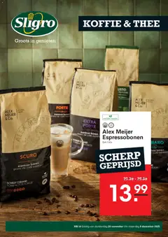 Sligro - Koffiespecial geldig vanaf 20-11-2025