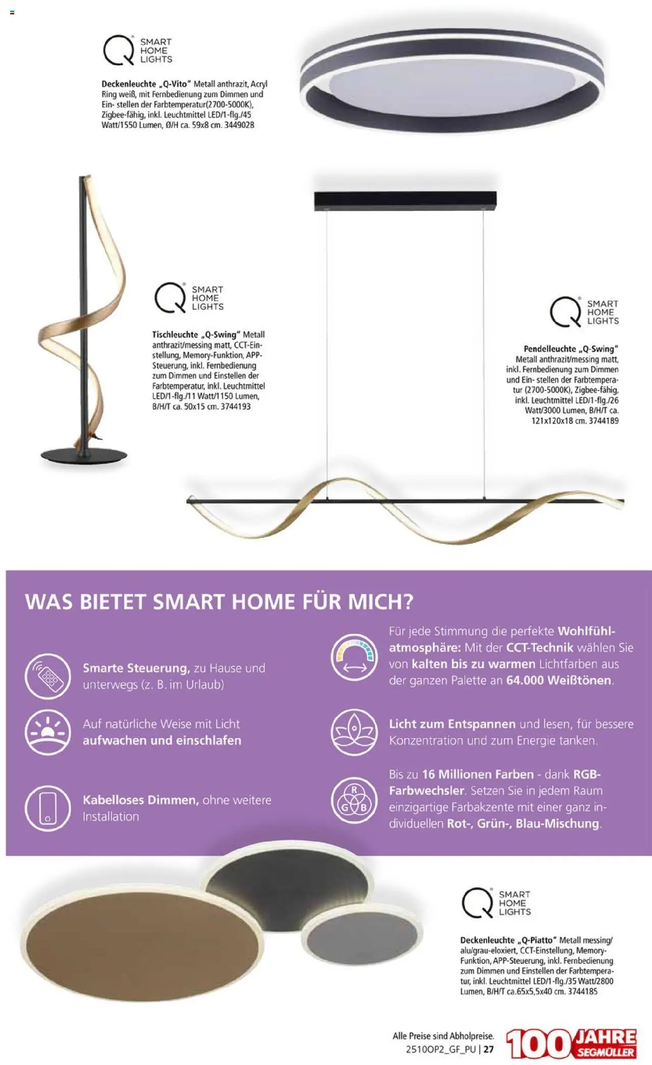 Segmüller Leuchten Spezial - Seite 27 - gültig ab 29.09.2025