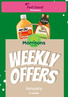 Morrisons - Weekly offers valid from 12/01/2026