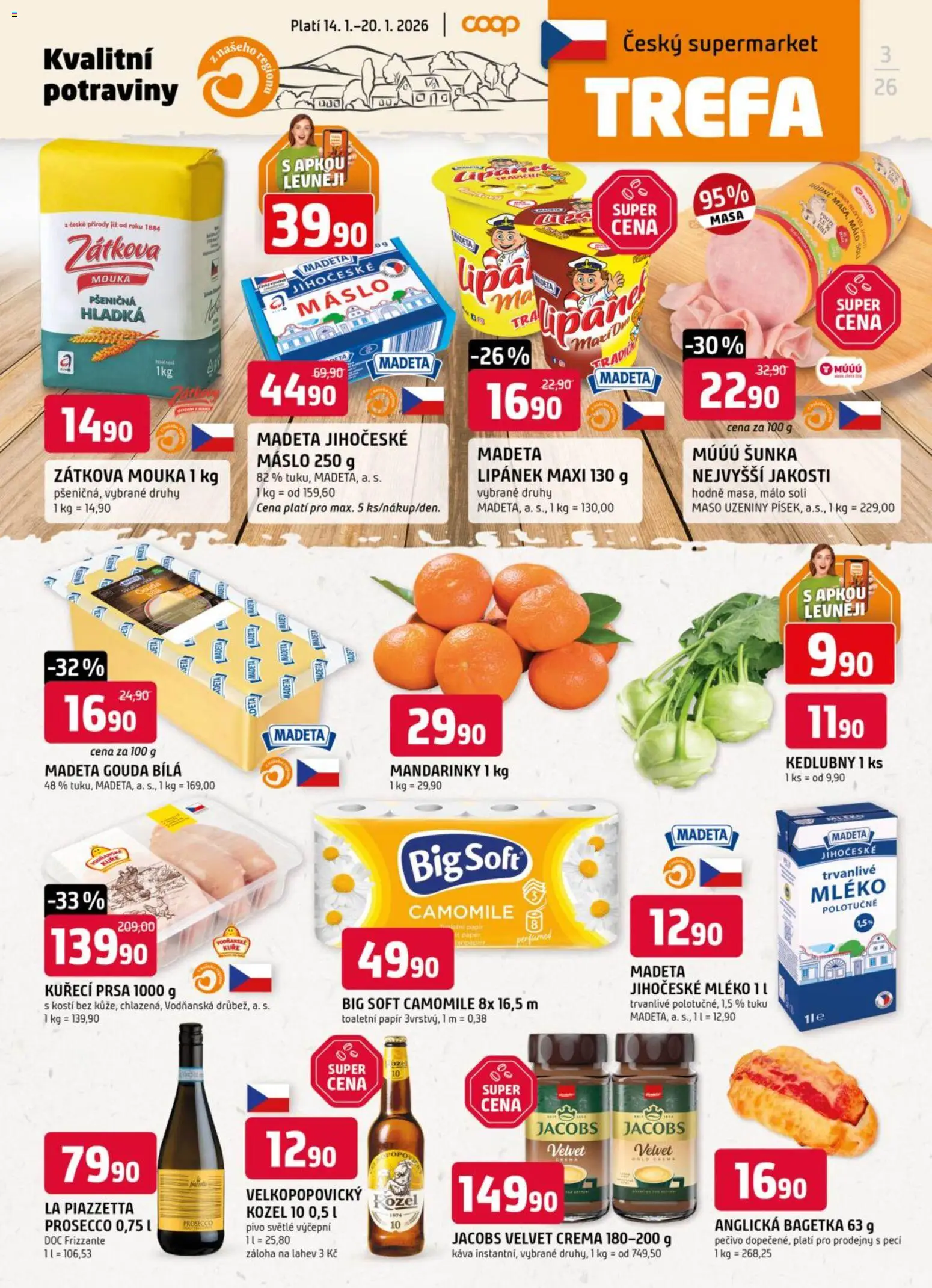 Trefa leták - strana 1- platný od 14.01.2026