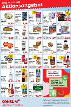 Vorschau KONSUM Leipzig Prospekt 	 gültig ab 02.03.2026